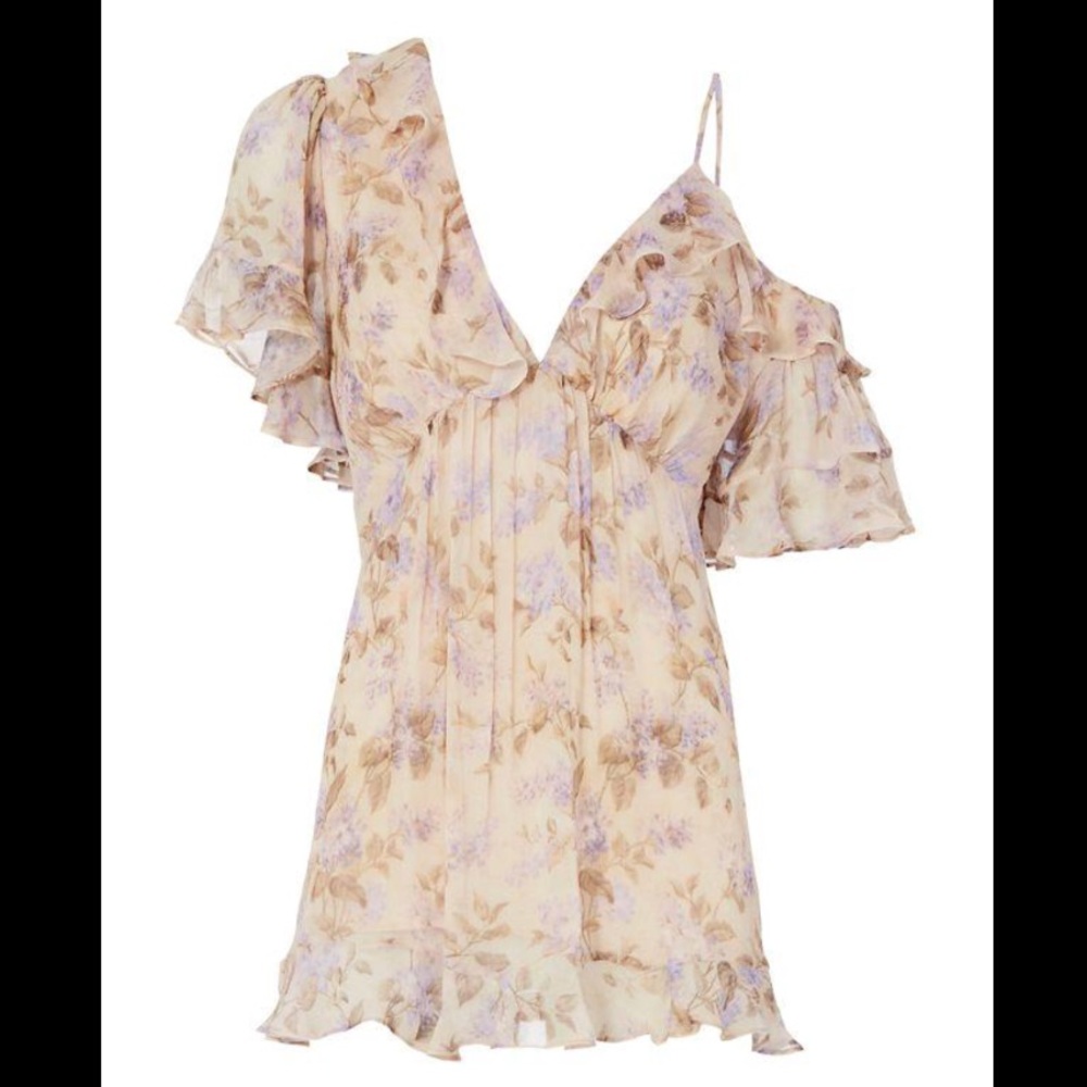 Zimmermann Frilled Cold Shoulder Top BRAND NEW